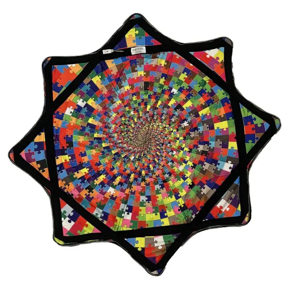 Mougee Spark Flow Star lumineux - 71 cm de diamètre (28") - Lumières LED MultiColore  Rechargeable  par USB- 3 Modes
